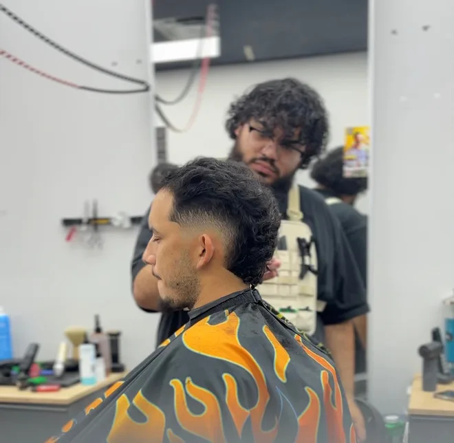Color and cut in the chair